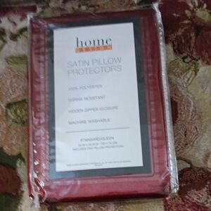 Home Design Satin Pillow Protectors